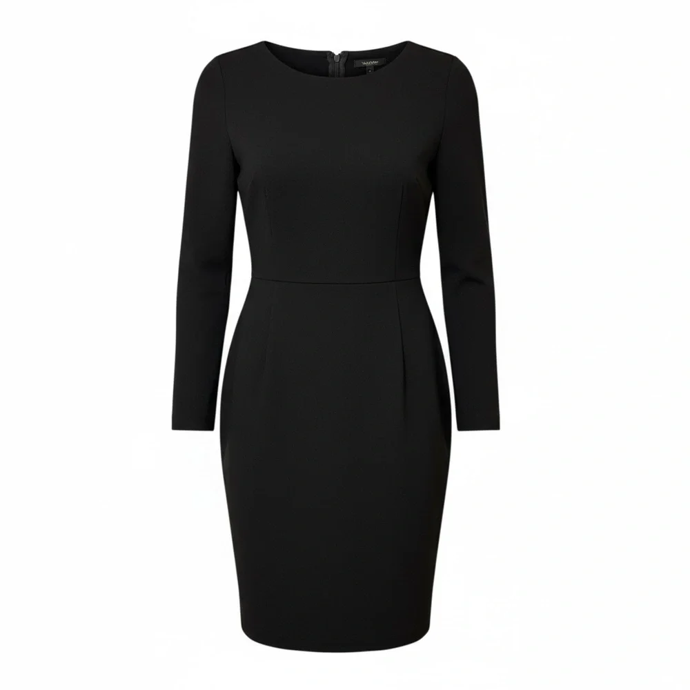 J. Crew Classic Black Long Sleeve Dress Women's Size XXS